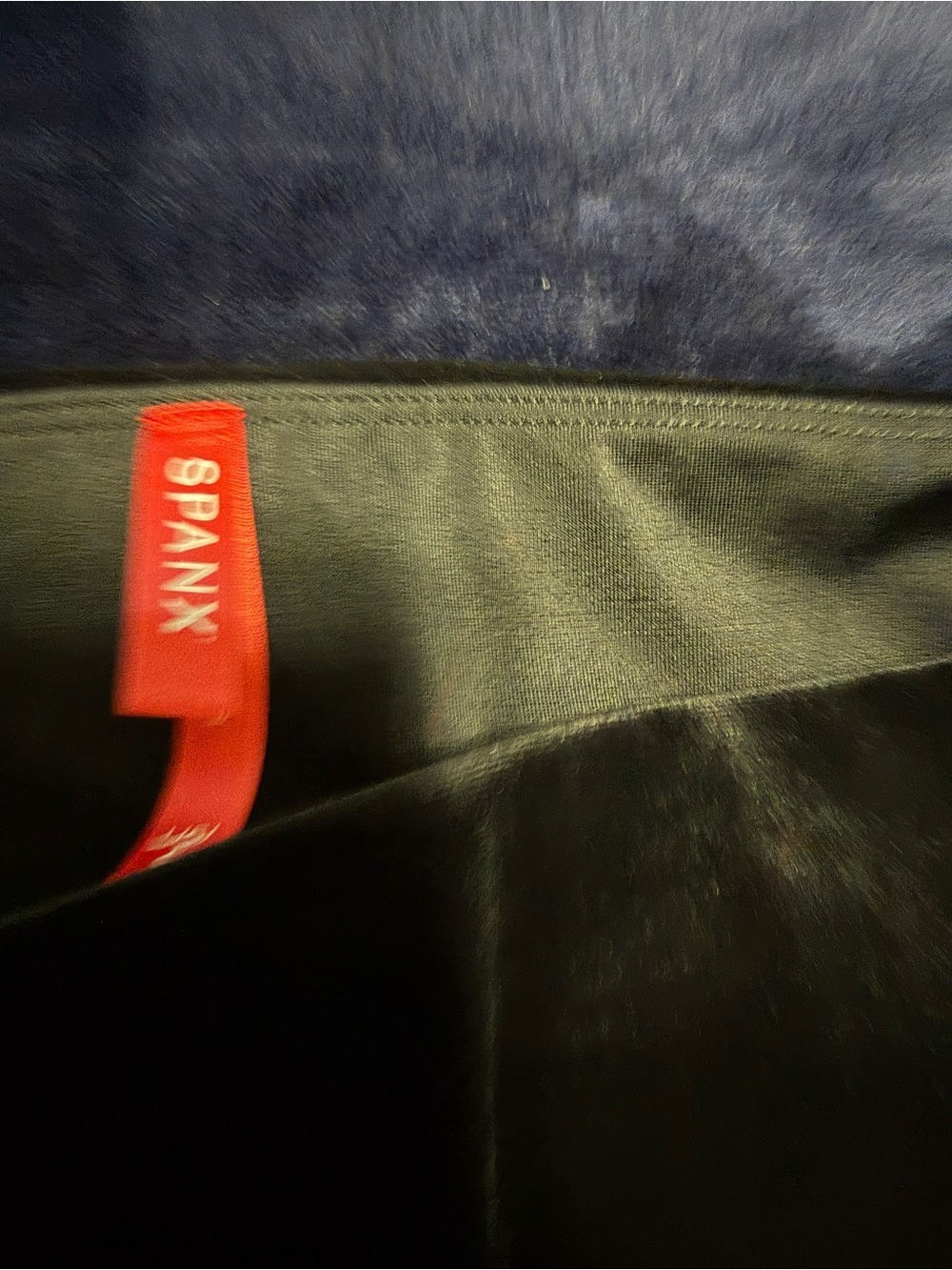 Spanx womens Velvet Leggings in Black - Picture 4 of 4